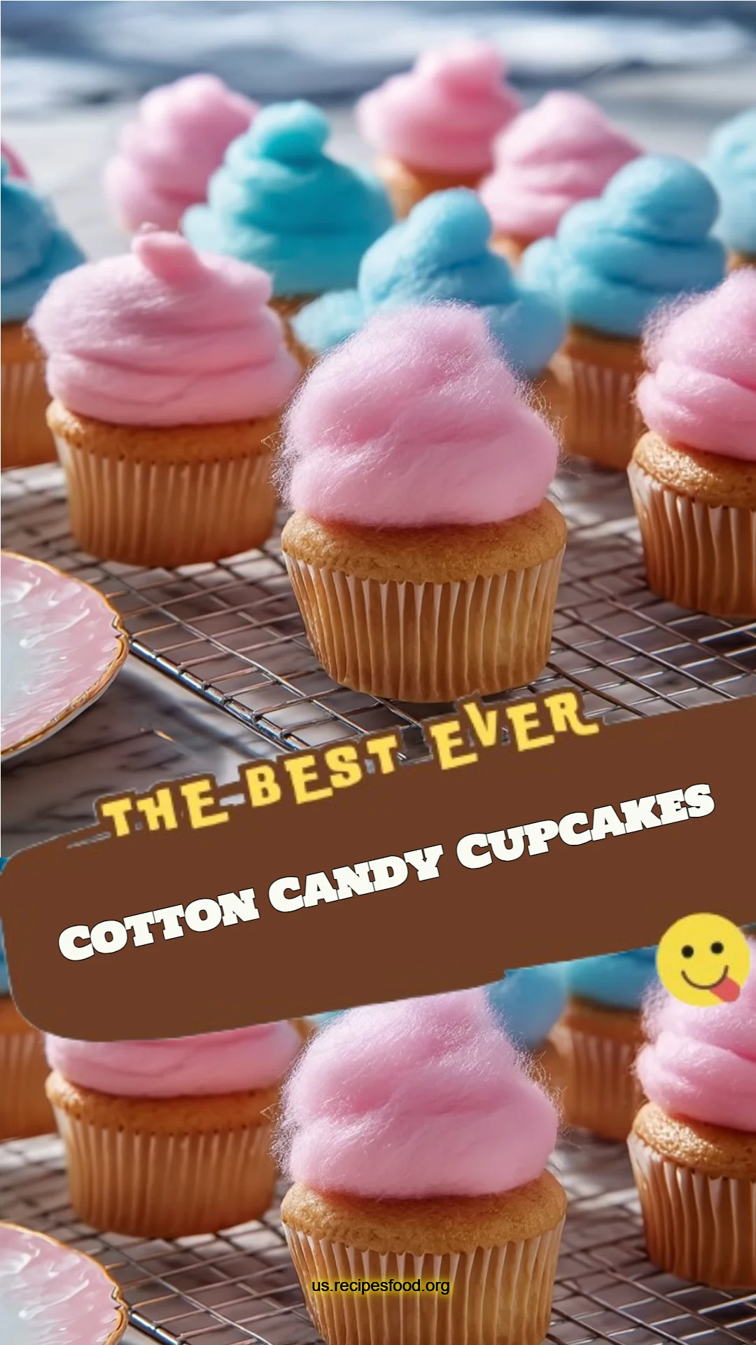 Cotton Candy Cupcakes