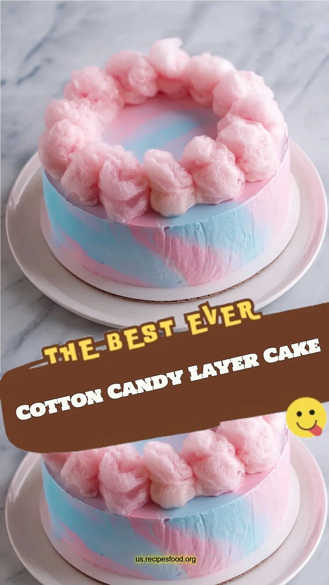 Cotton Candy Layer Cake