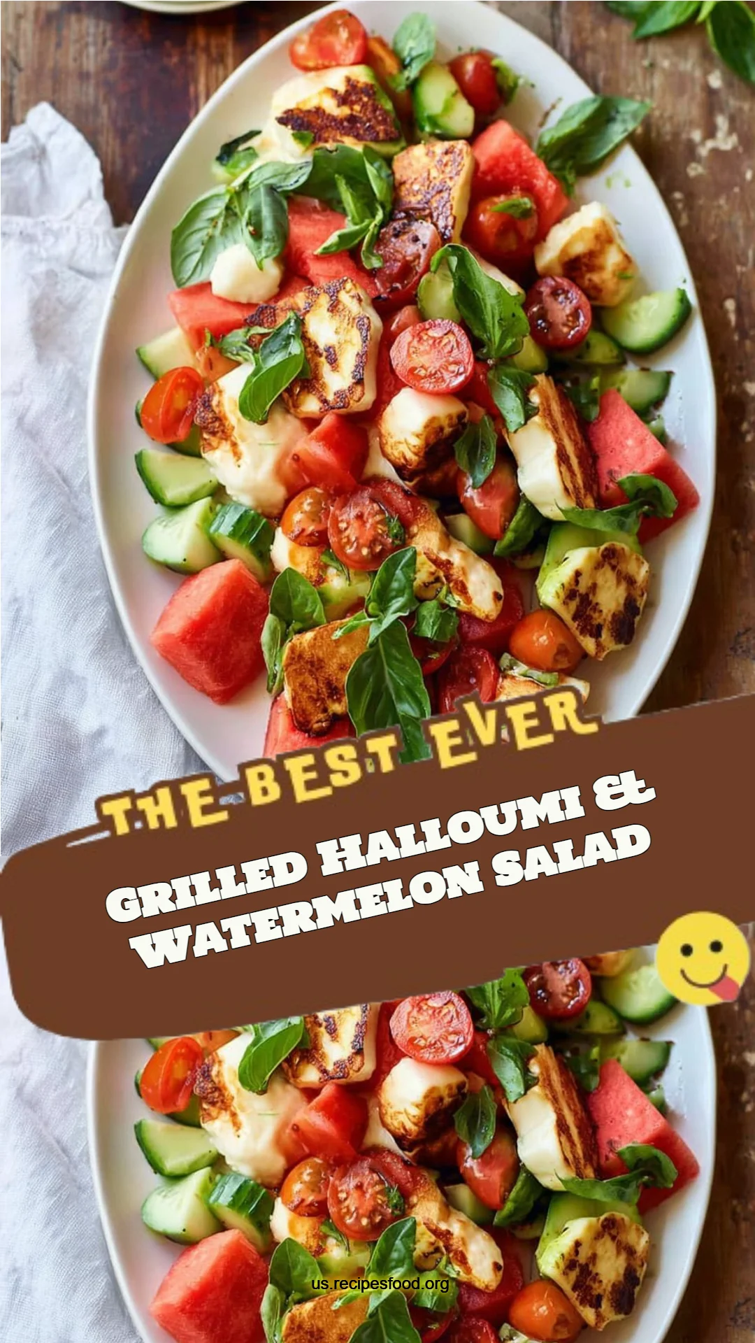 Grilled Halloumi & Watermelon Salad