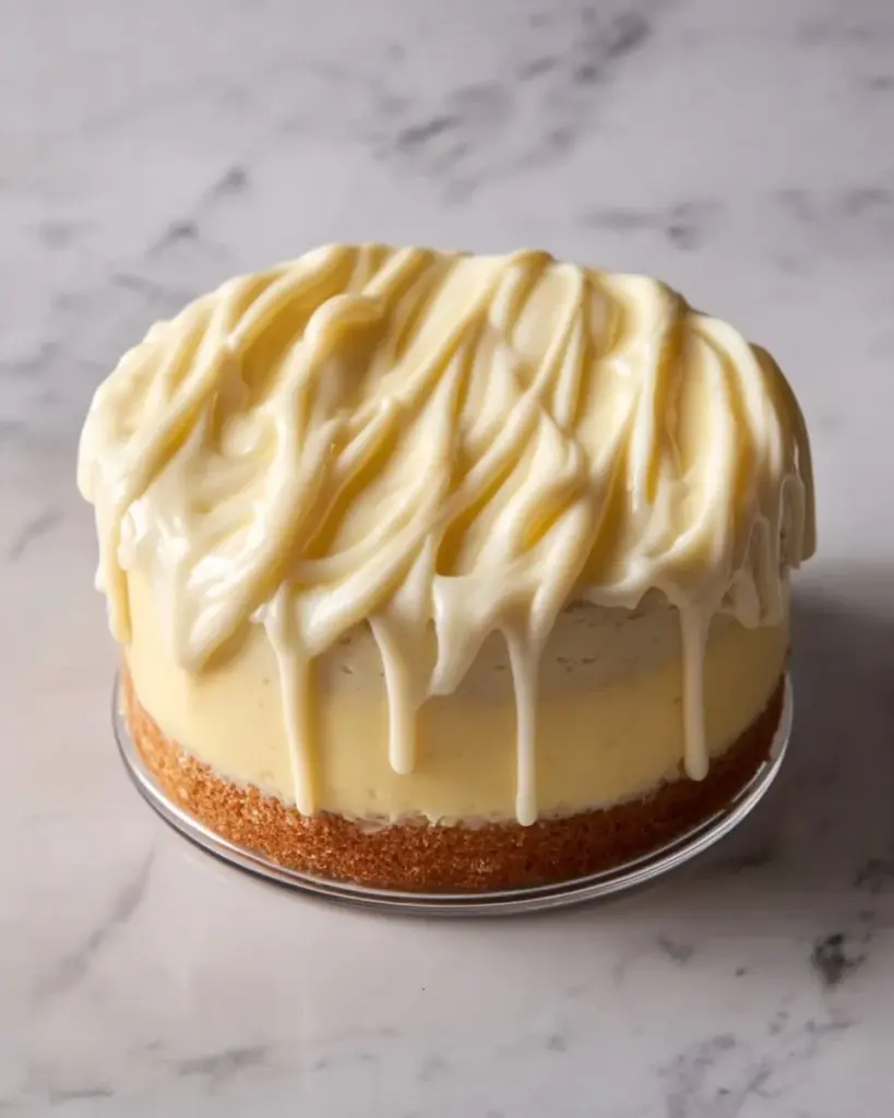 Delicious homemade Bavarian cream dessert in a serving bowl