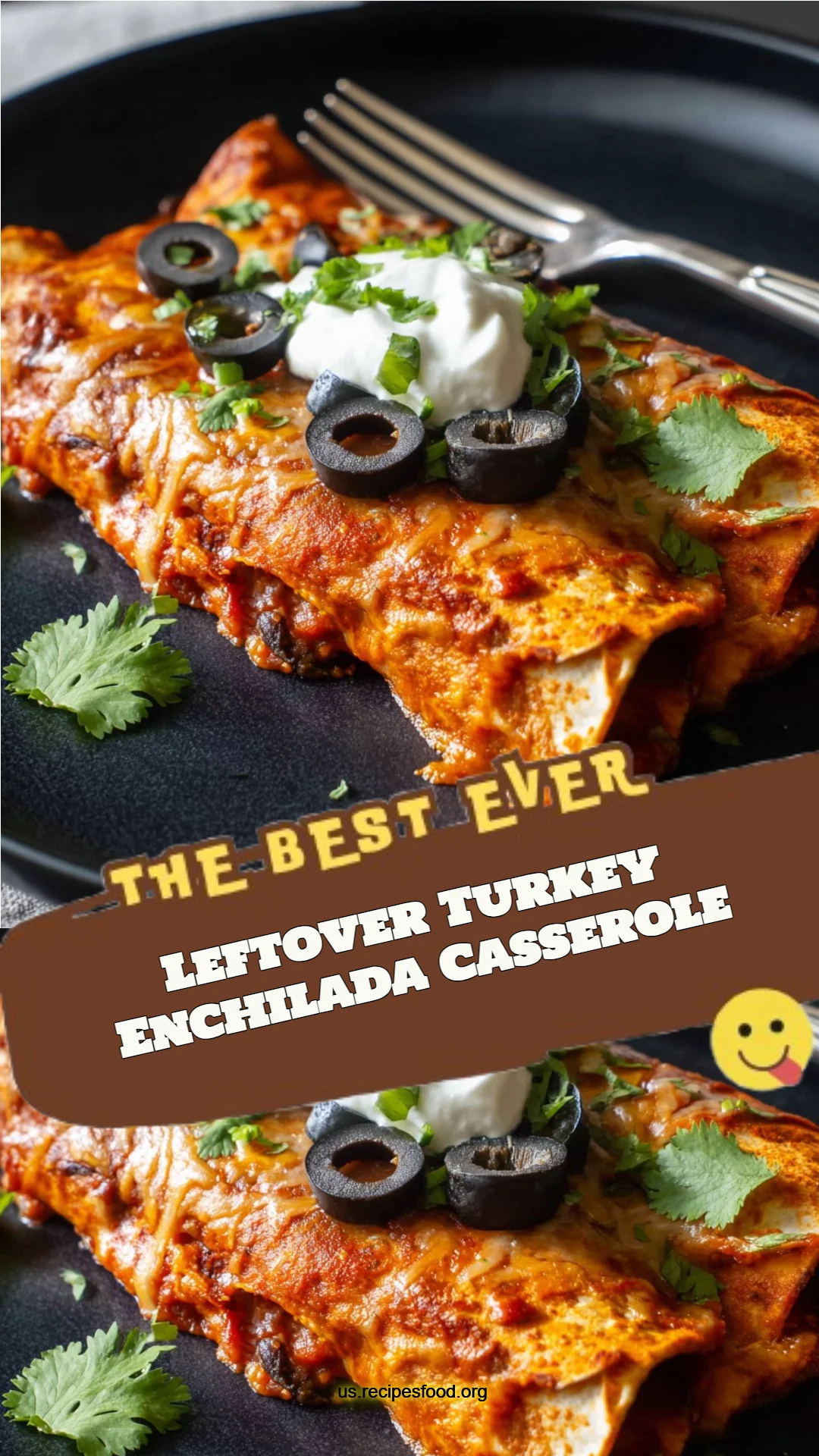 Leftover Turkey Enchilada Casserole