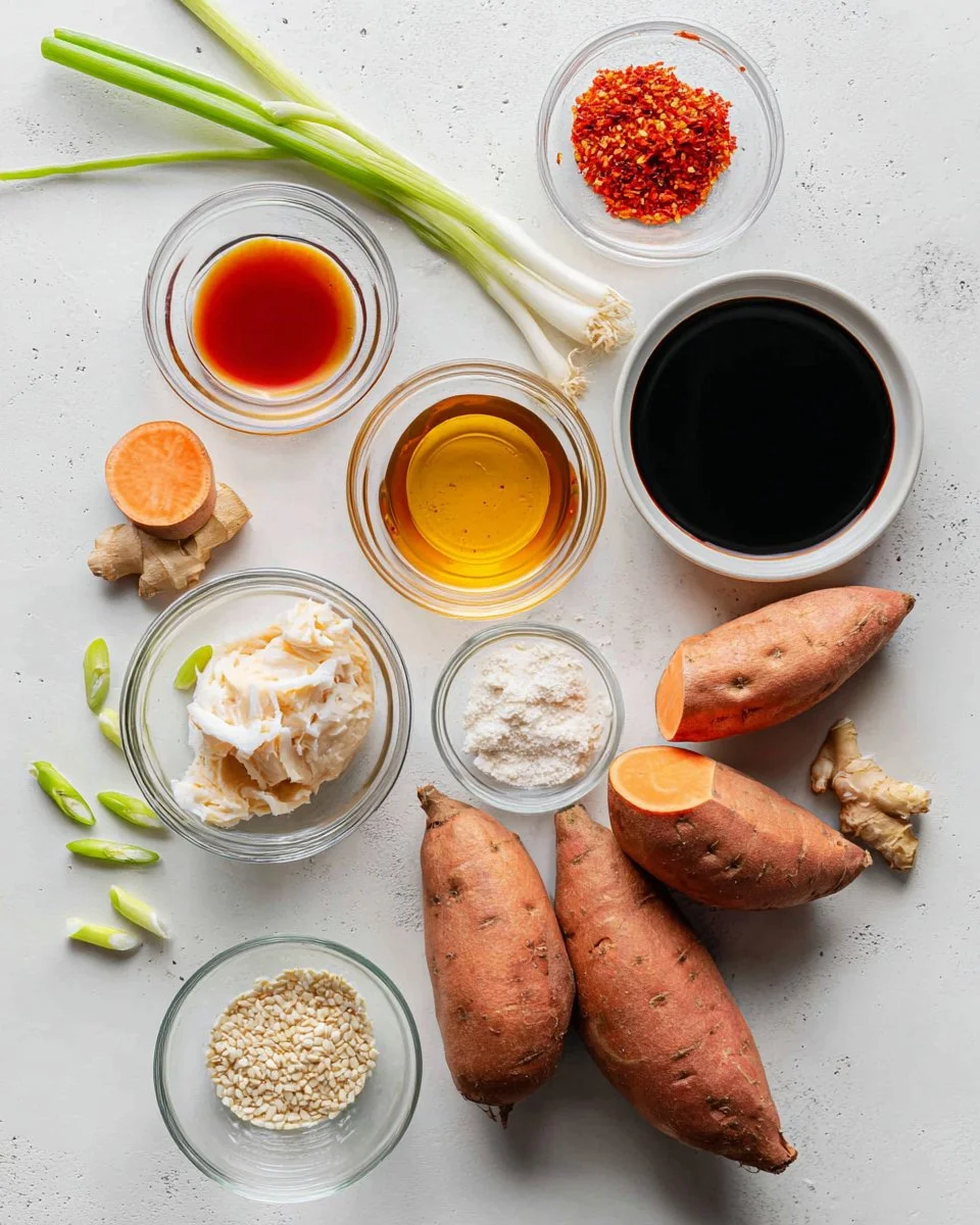 Miso Sweet Potatoes