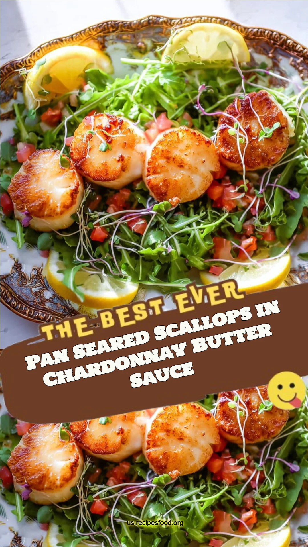 Pan Seared Scallops in Chardonnay Butter Sauce