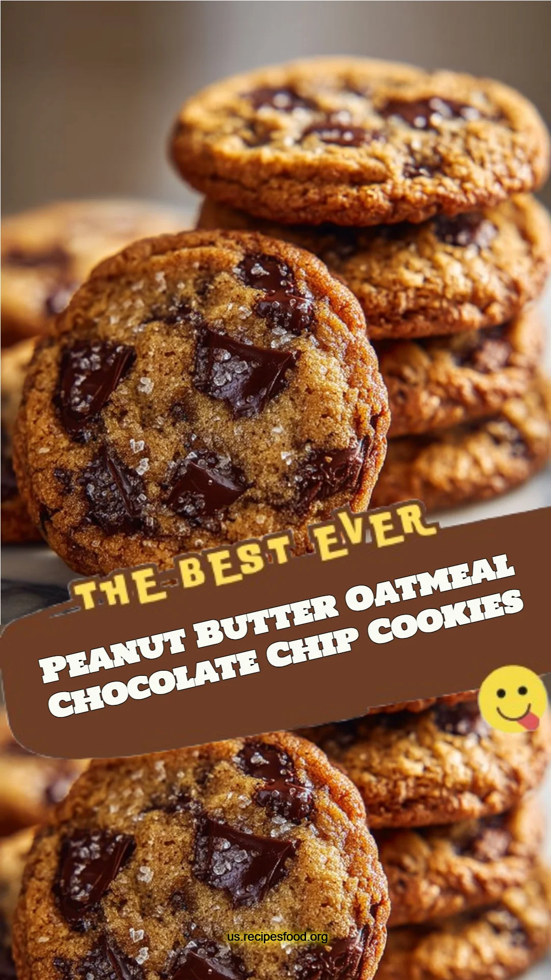 Peanut Butter Oatmeal Chocolate Chip Cookies