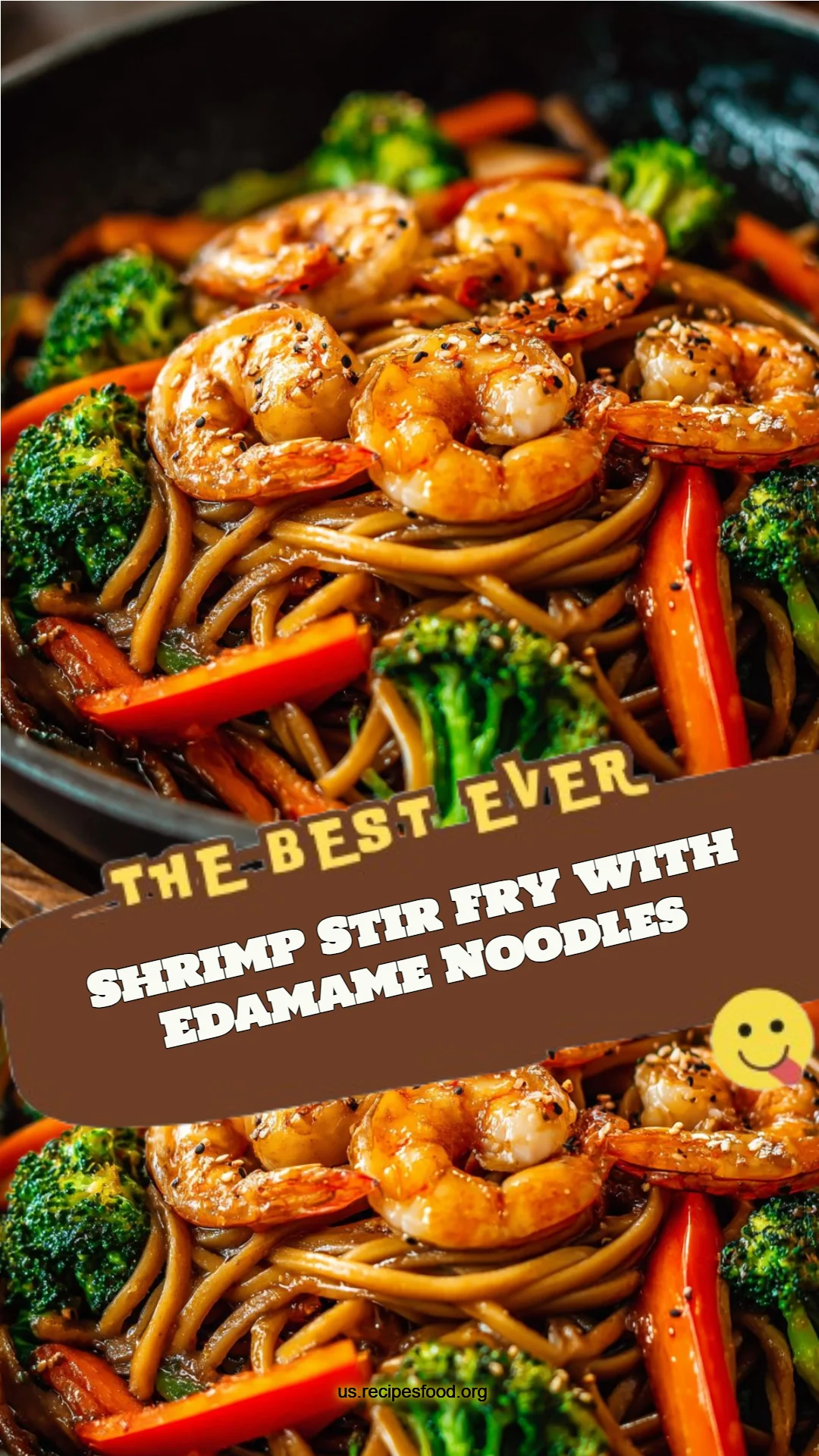 Shrimp Stir Fry with Edamame Noodles