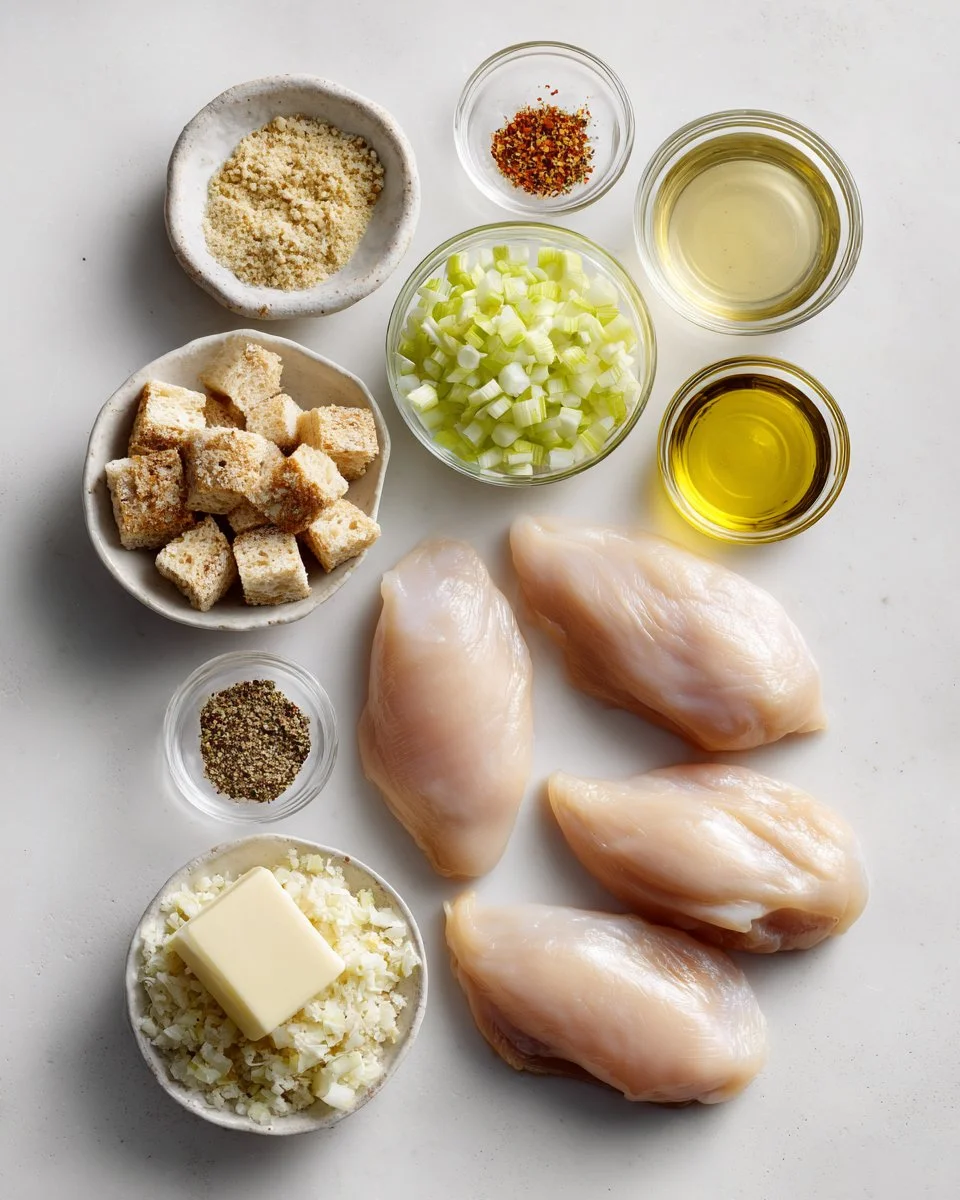 Stuffed Chicken Breasts with Stuffing