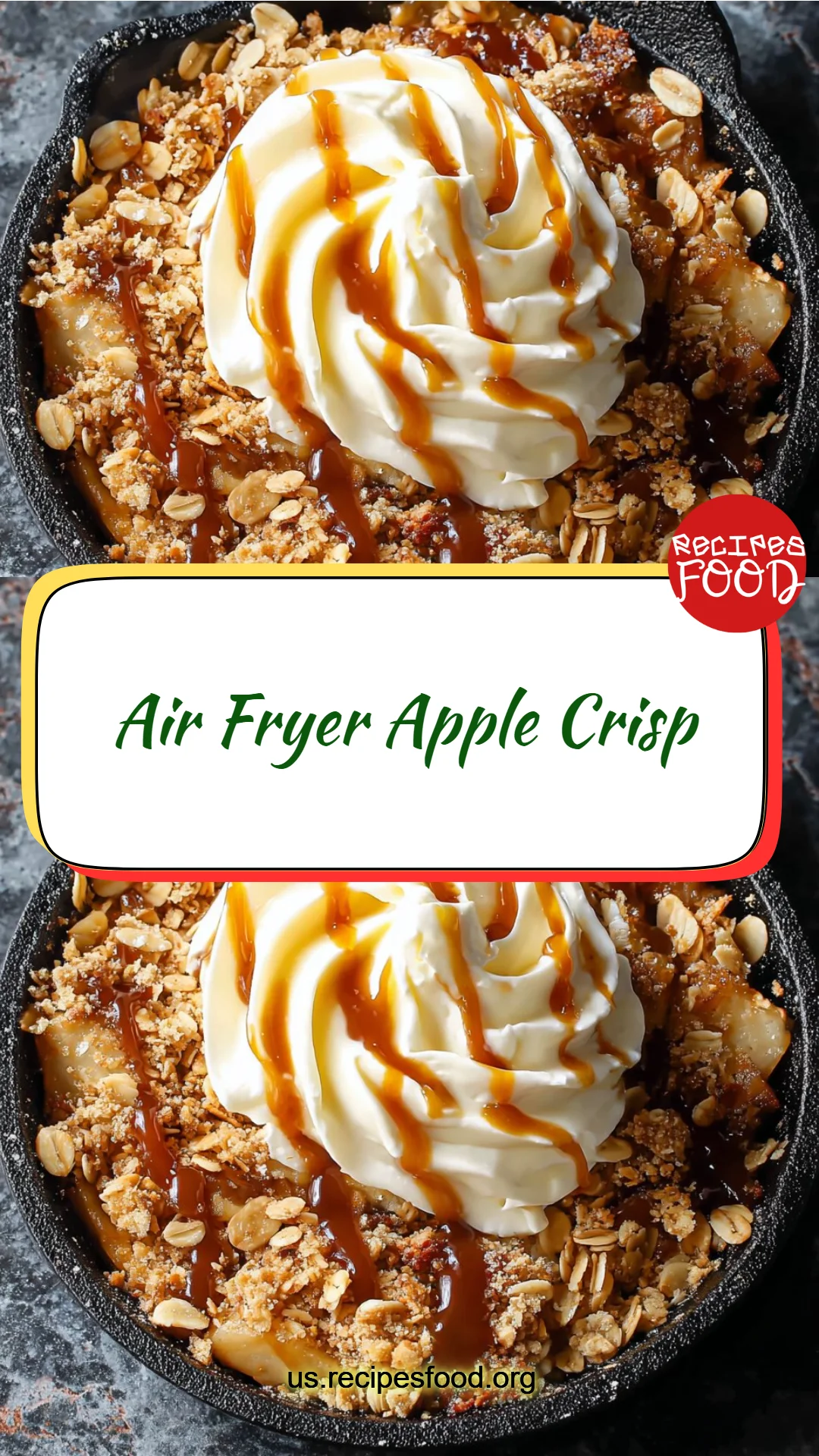 Air Fryer Apple Crisp