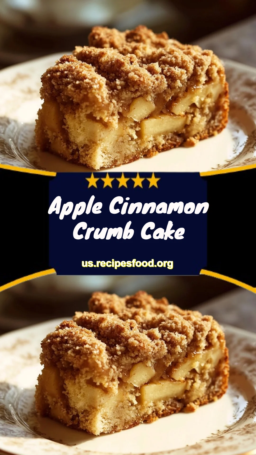 Apple Cinnamon Crumb Cake