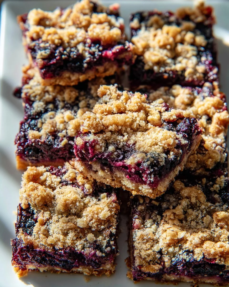 Blueberry Oatmeal Bars