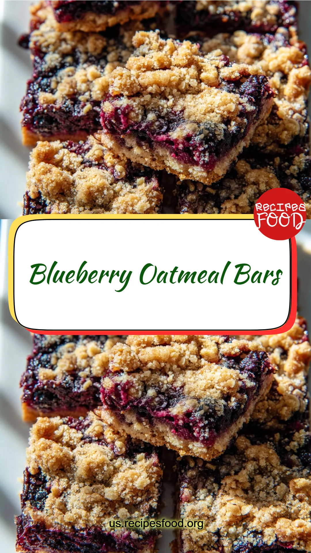Blueberry Oatmeal Bars