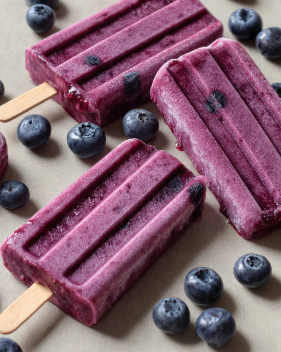 Blueberry Popsicles