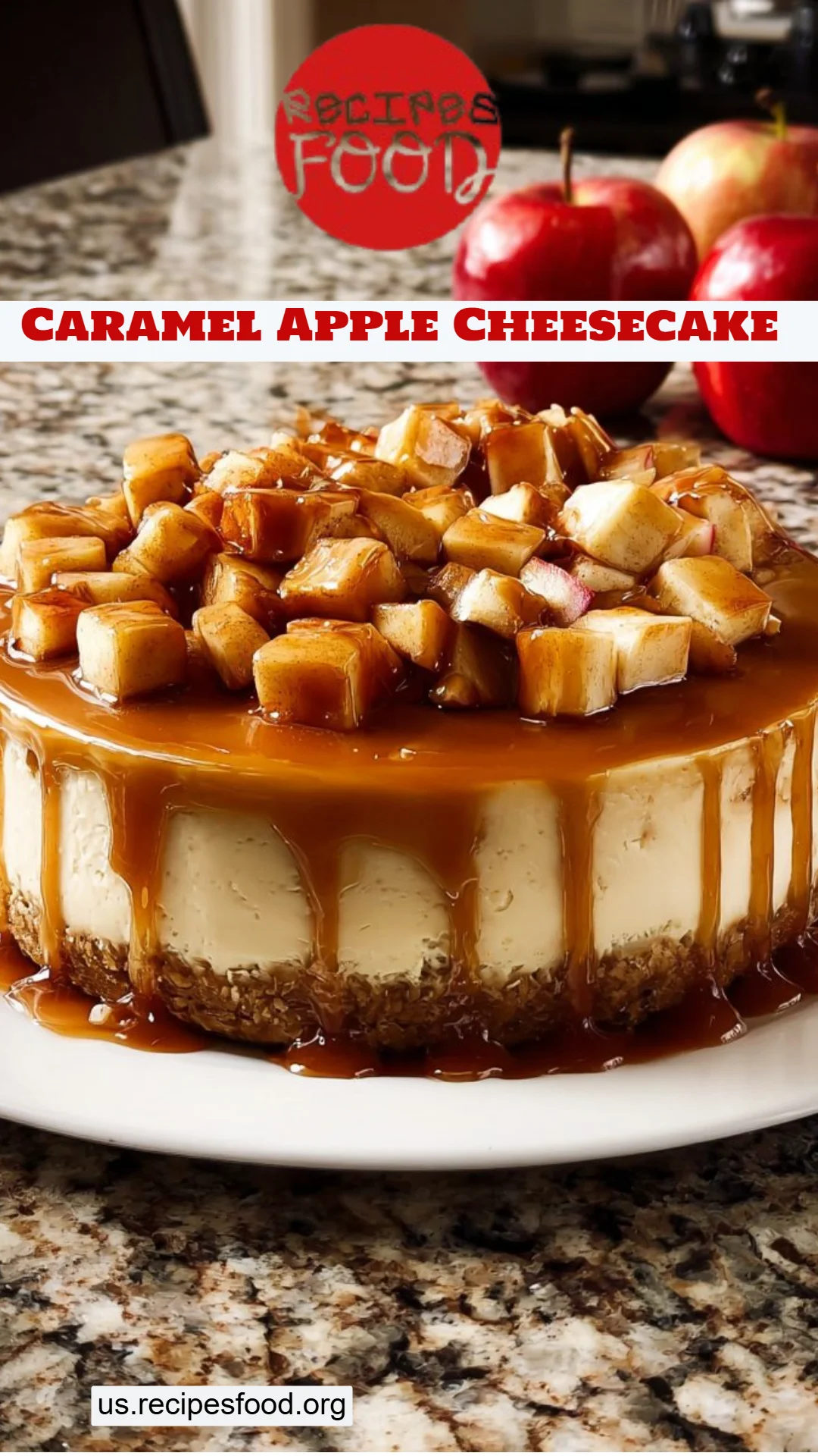 Caramel Apple Cheesecake