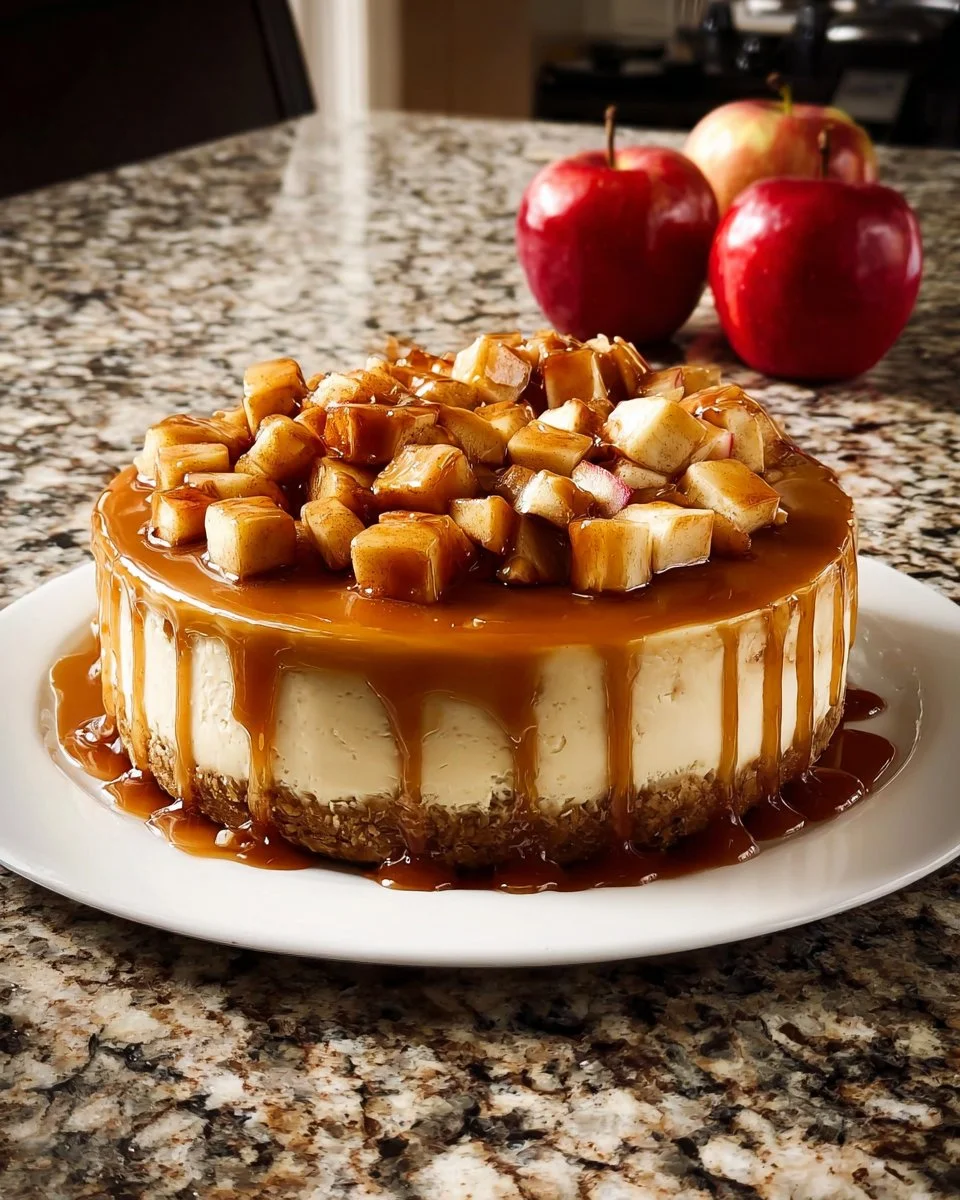 Caramel Apple Cheesecake