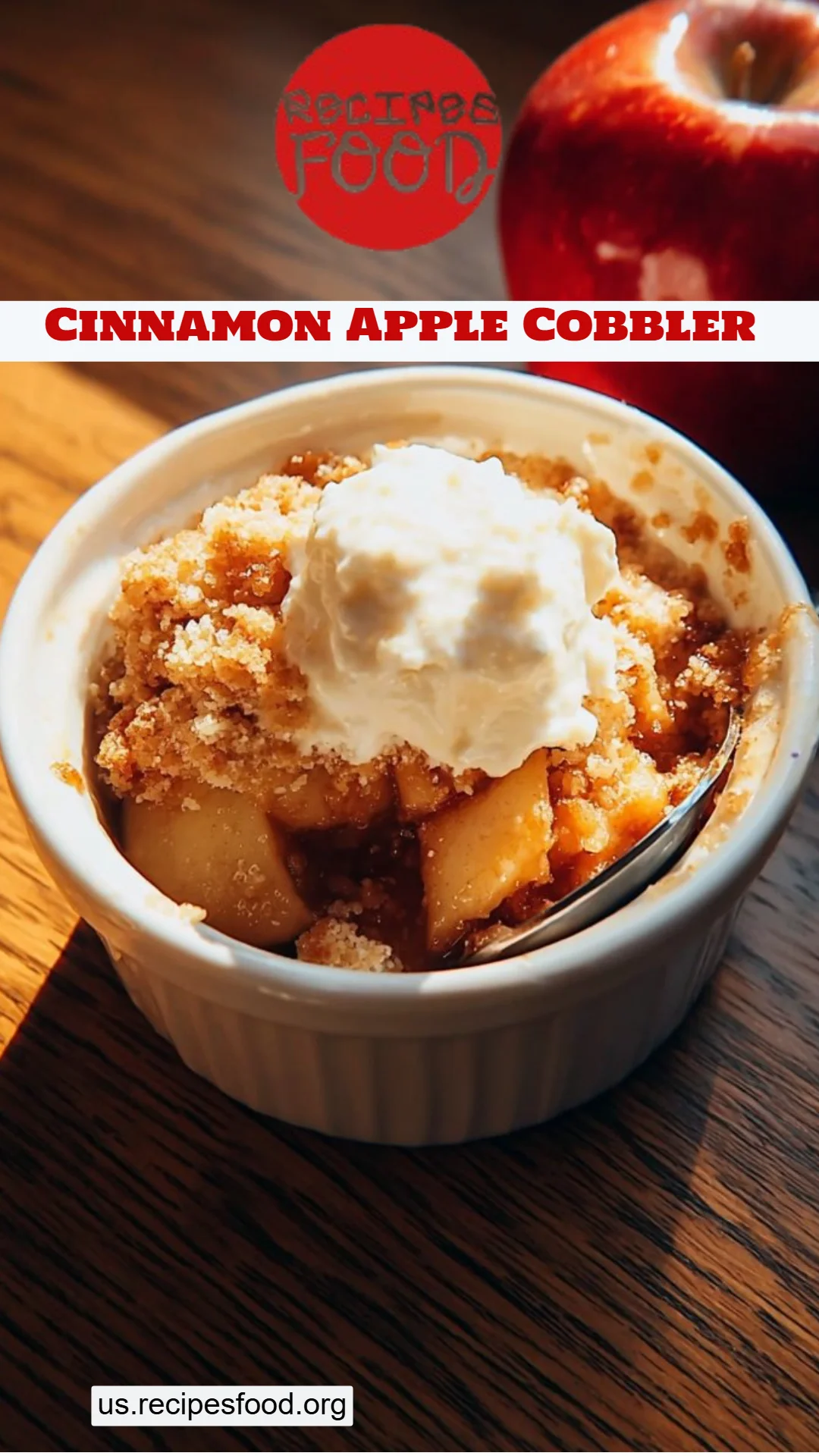Cinnamon Apple Cobbler