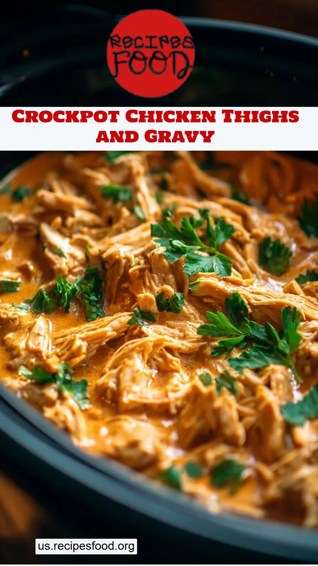 Crockpot Chicken Thighs and Gravy