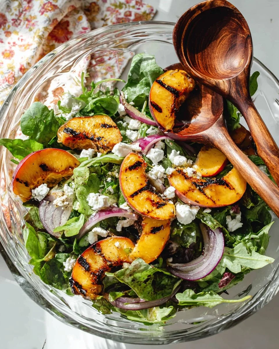 Grilled Peach Salad