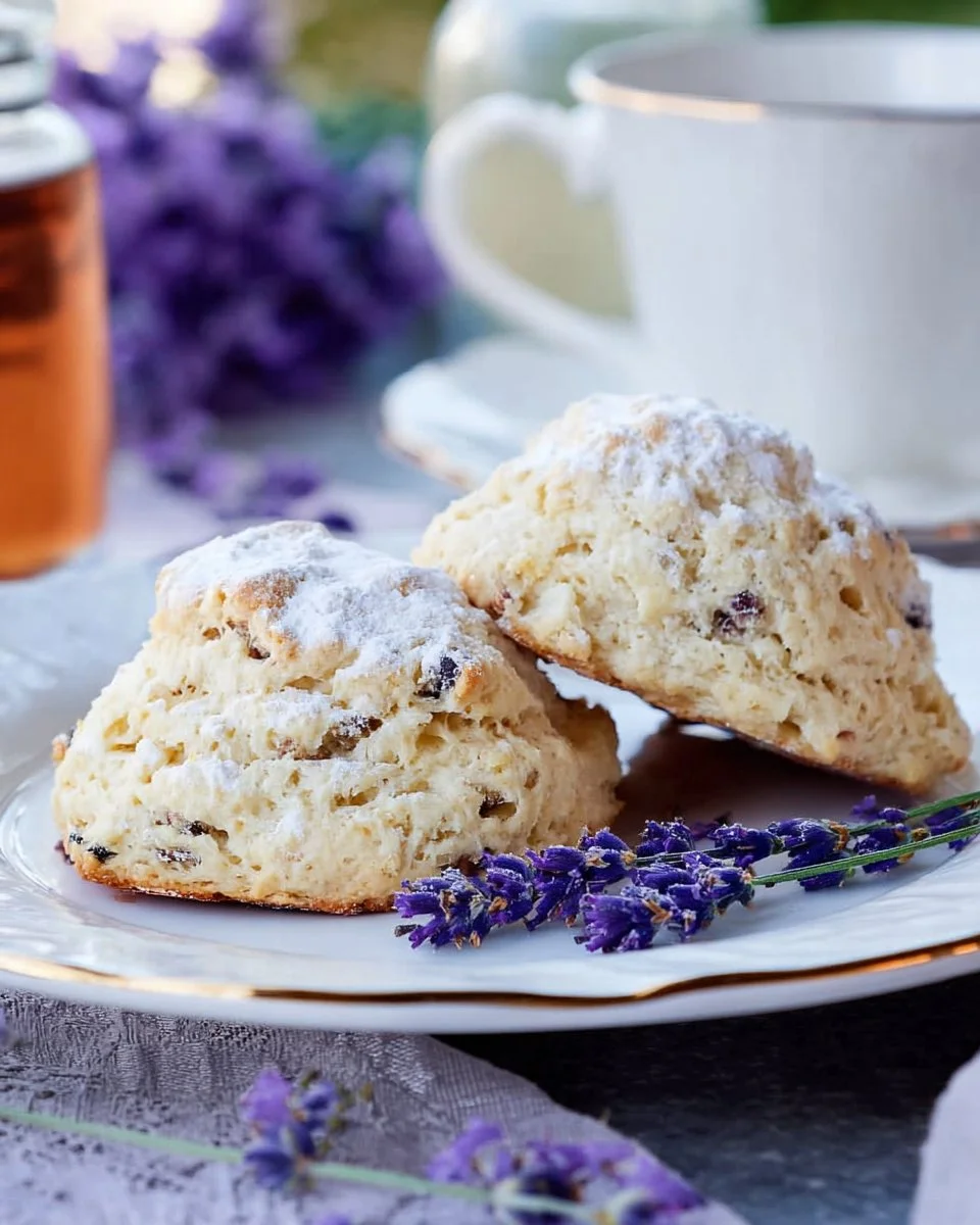 Lavender Scones