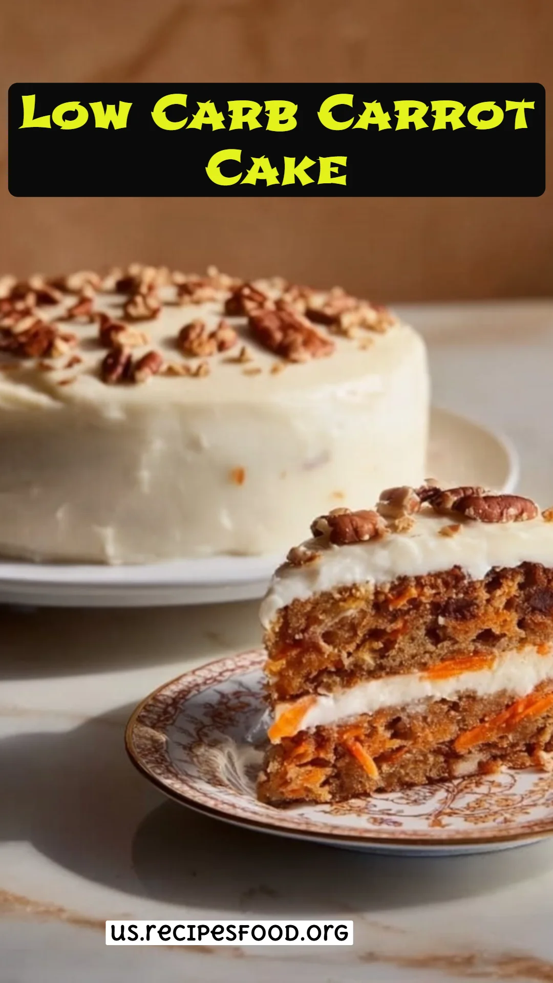 Low Carb Carrot Cake