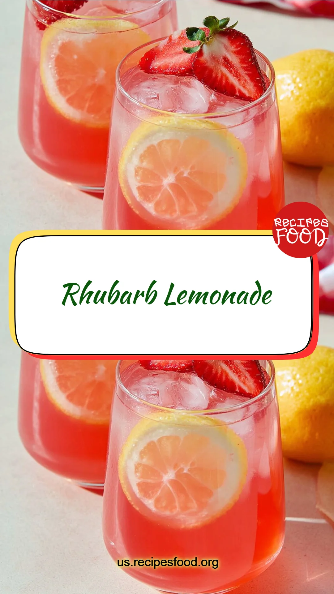 Rhubarb Lemonade