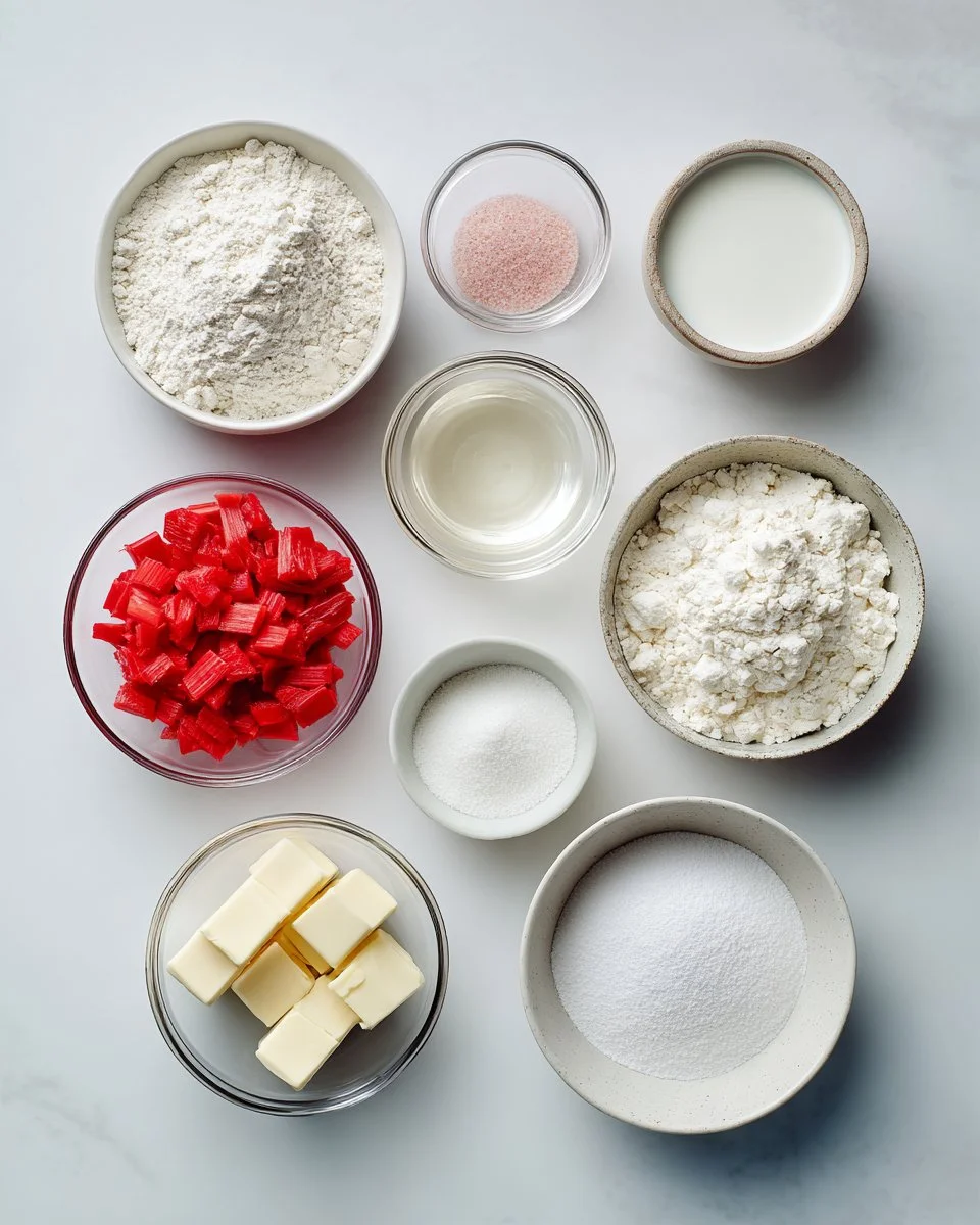 Rhubarb Scones