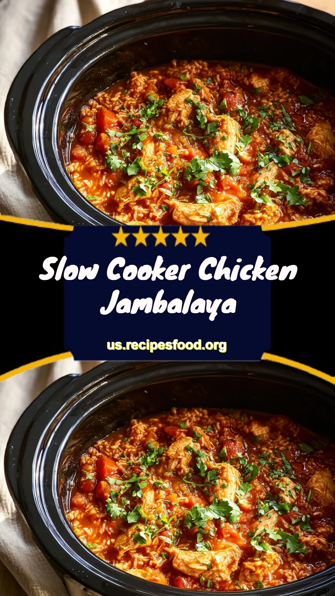 Slow Cooker Chicken Jambalaya
