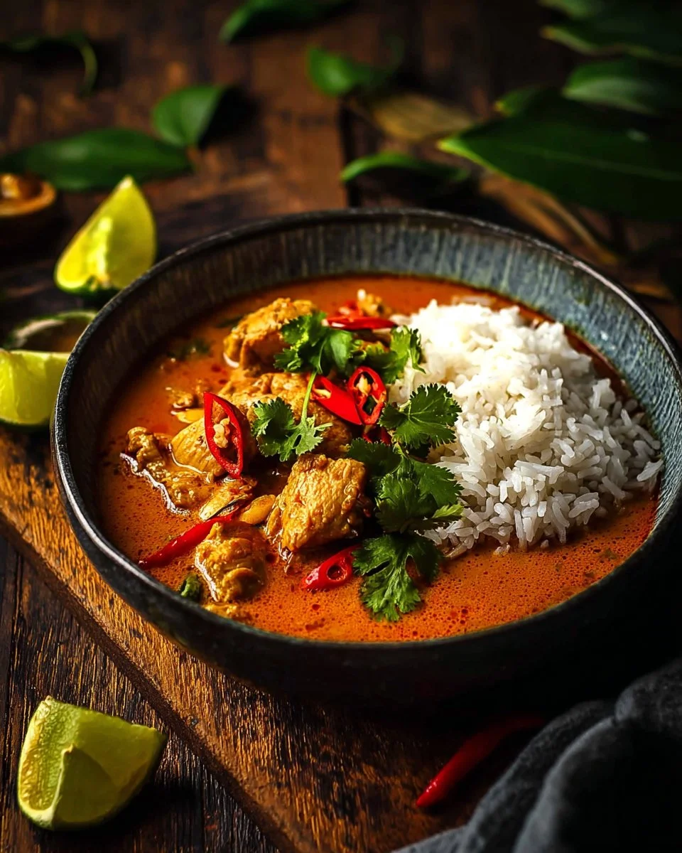 Slow Cooker Chicken Satay Curry