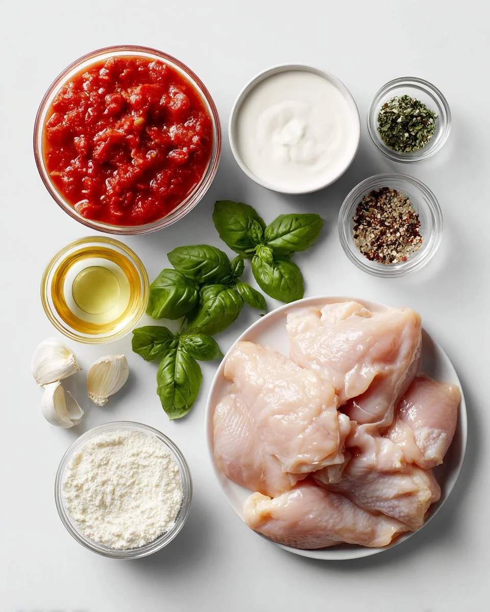 Slow Cooker Creamy Tomato Basil Chicken