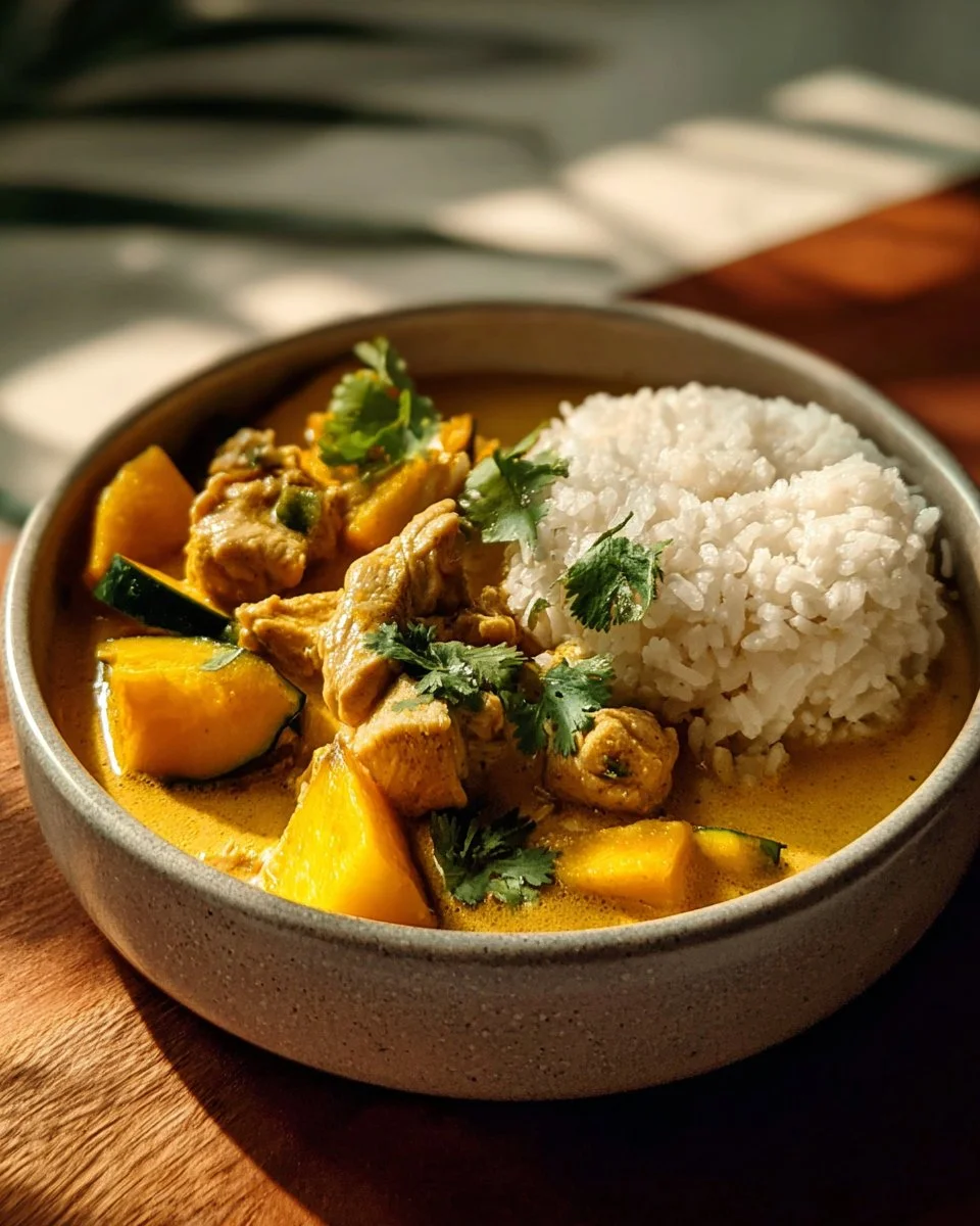 Slow Cooker Mango Chicken Curry