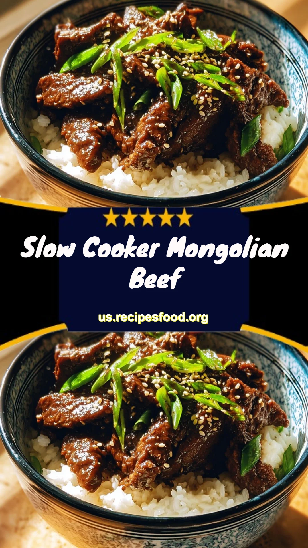Slow Cooker Mongolian Beef