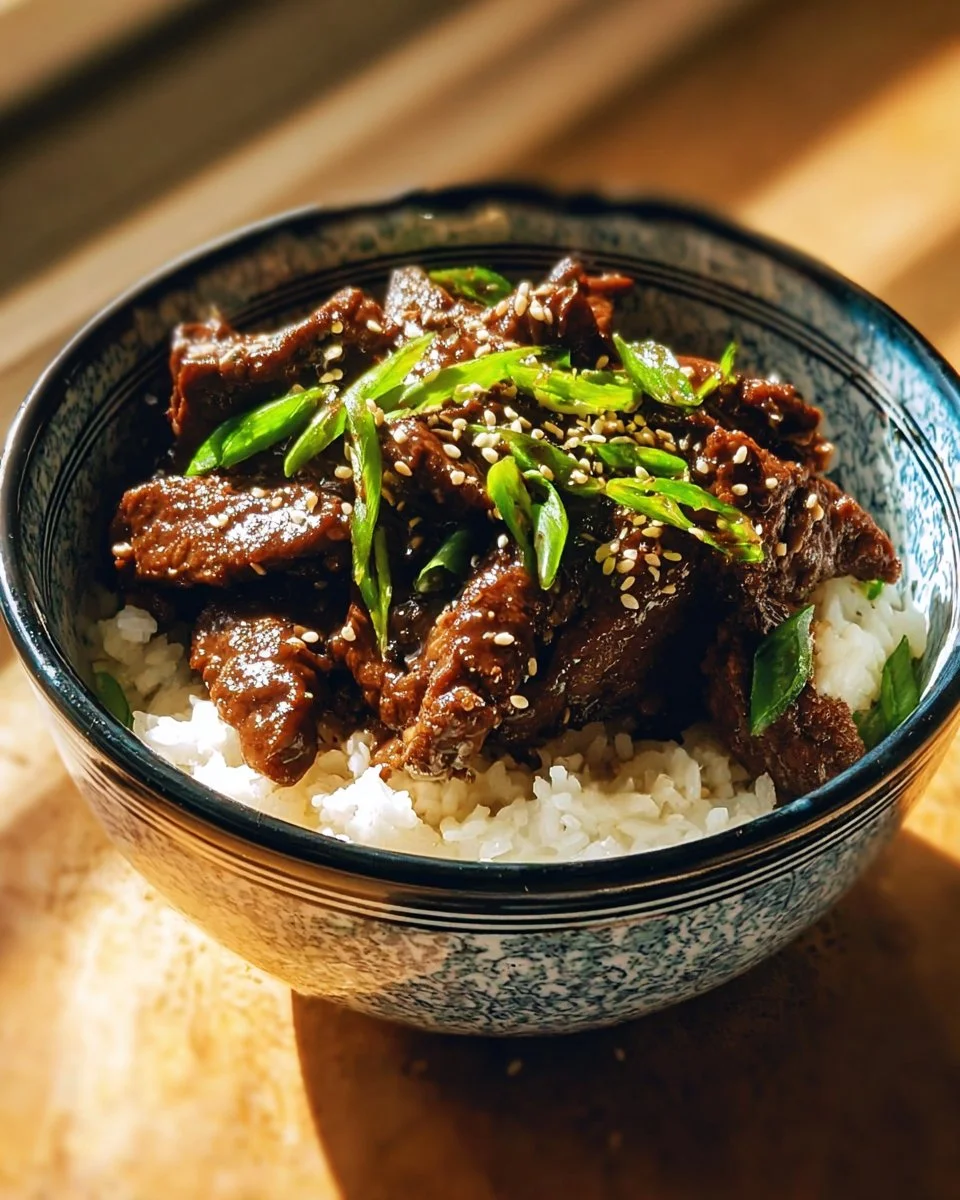 Slow Cooker Mongolian Beef