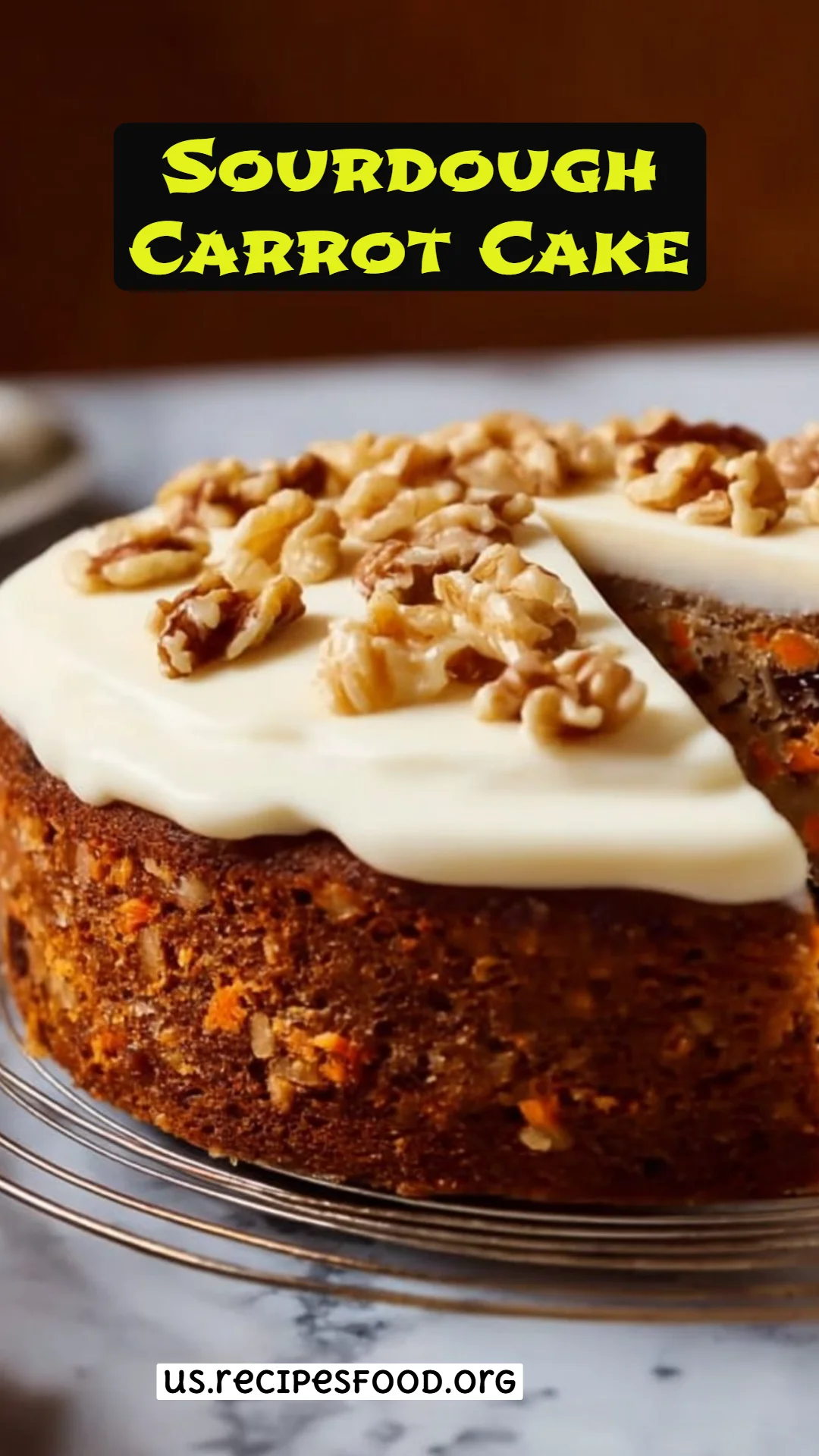 Sourdough Carrot Cake