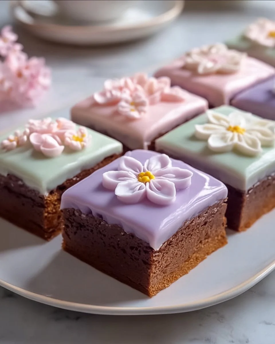 Spring Brownies
