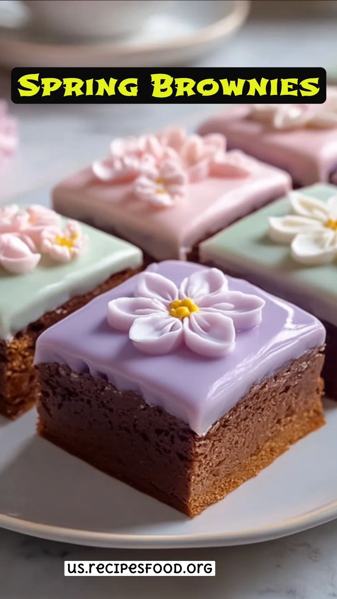 Spring Brownies