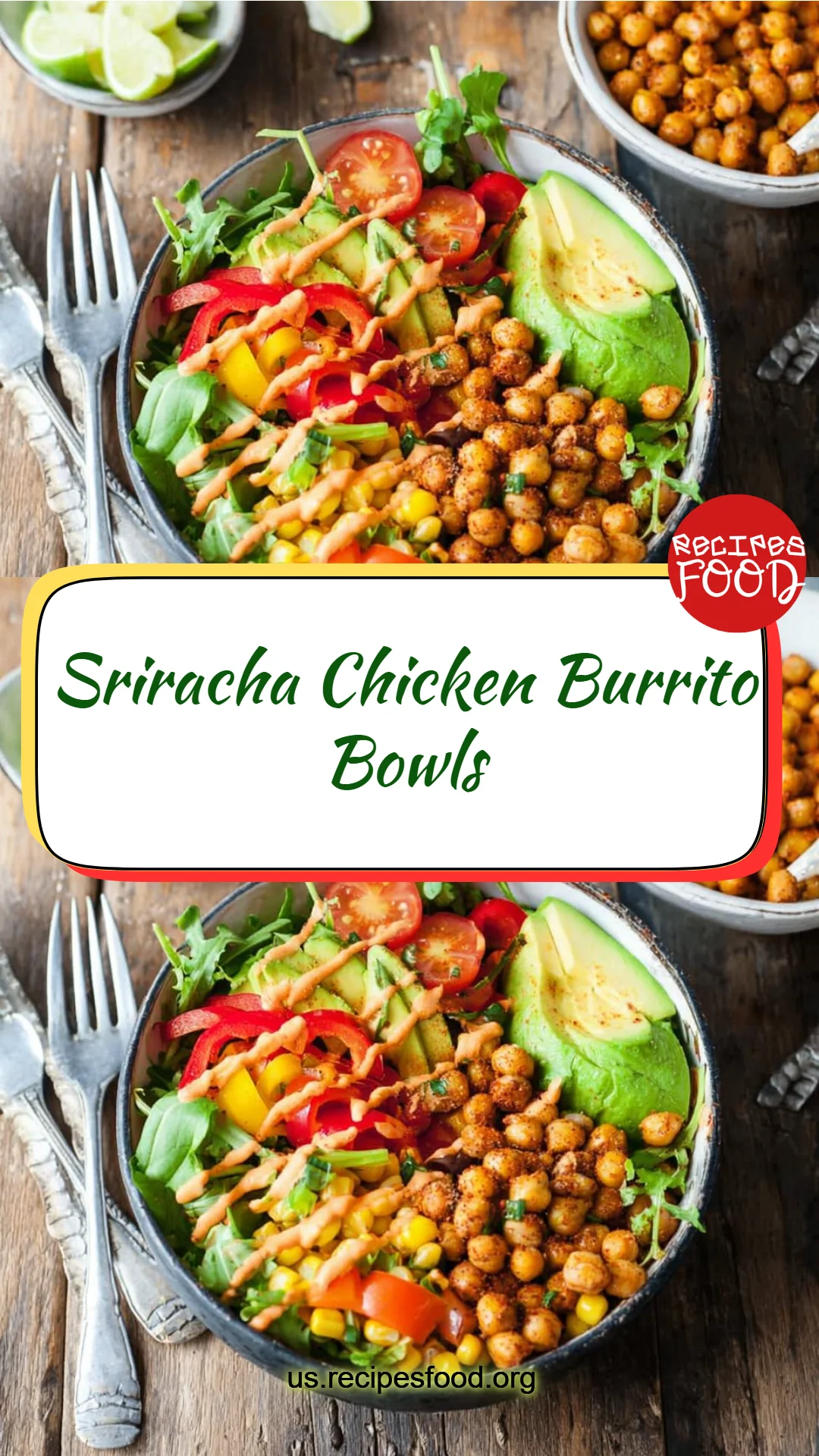 Sriracha Chicken Burrito Bowls