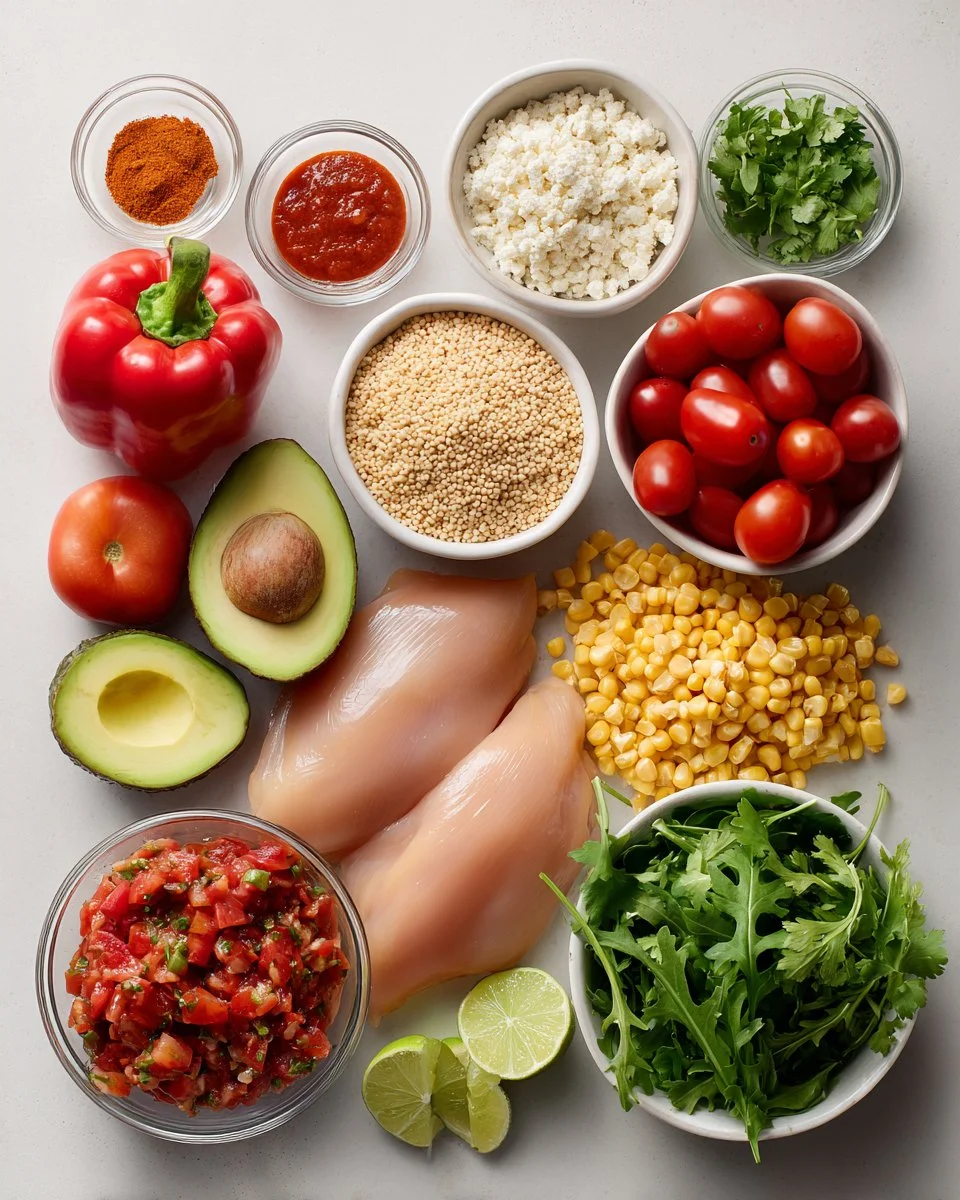 Sriracha Chicken Burrito Bowls
