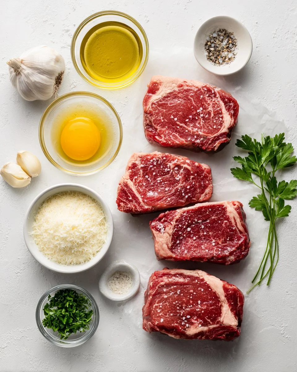 Steaks with Garlic Cream Sauce