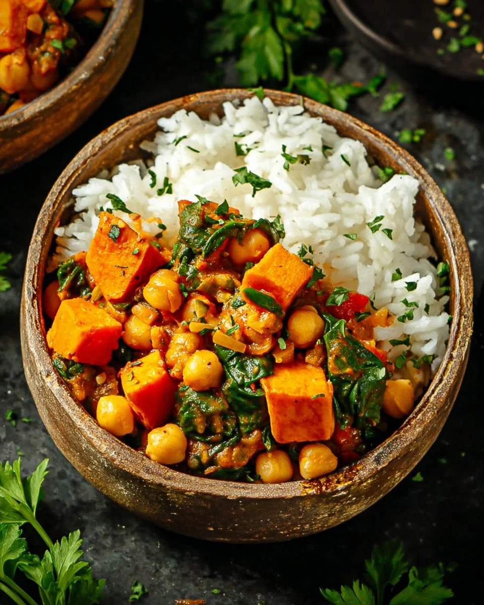 Sweet Potato Chickpea Curry