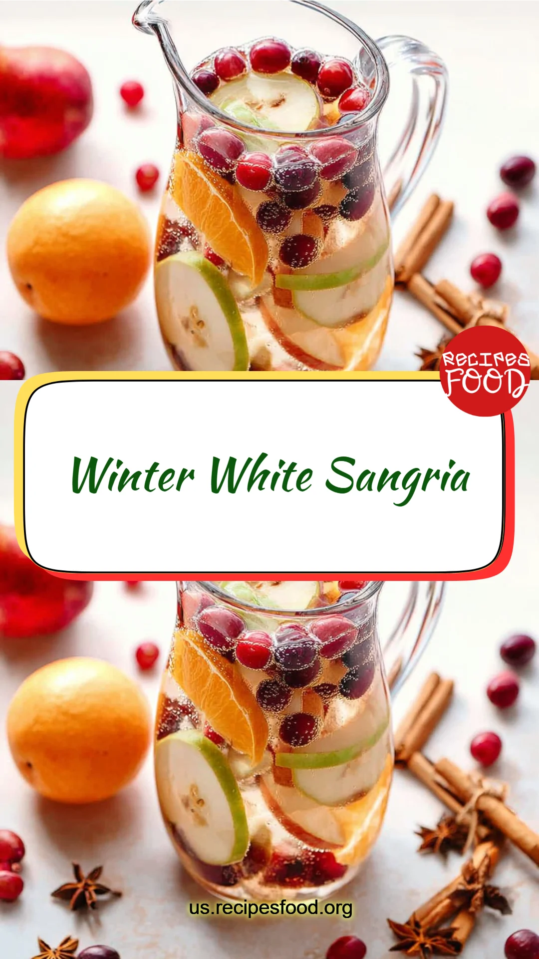 Winter White Sangria