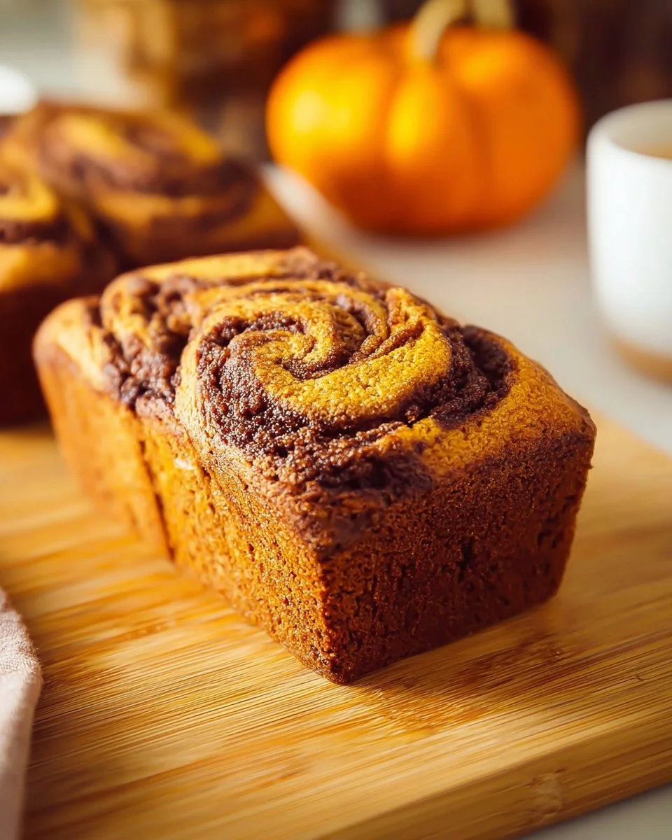 Cinnamon Swirl Pumpkin Bread