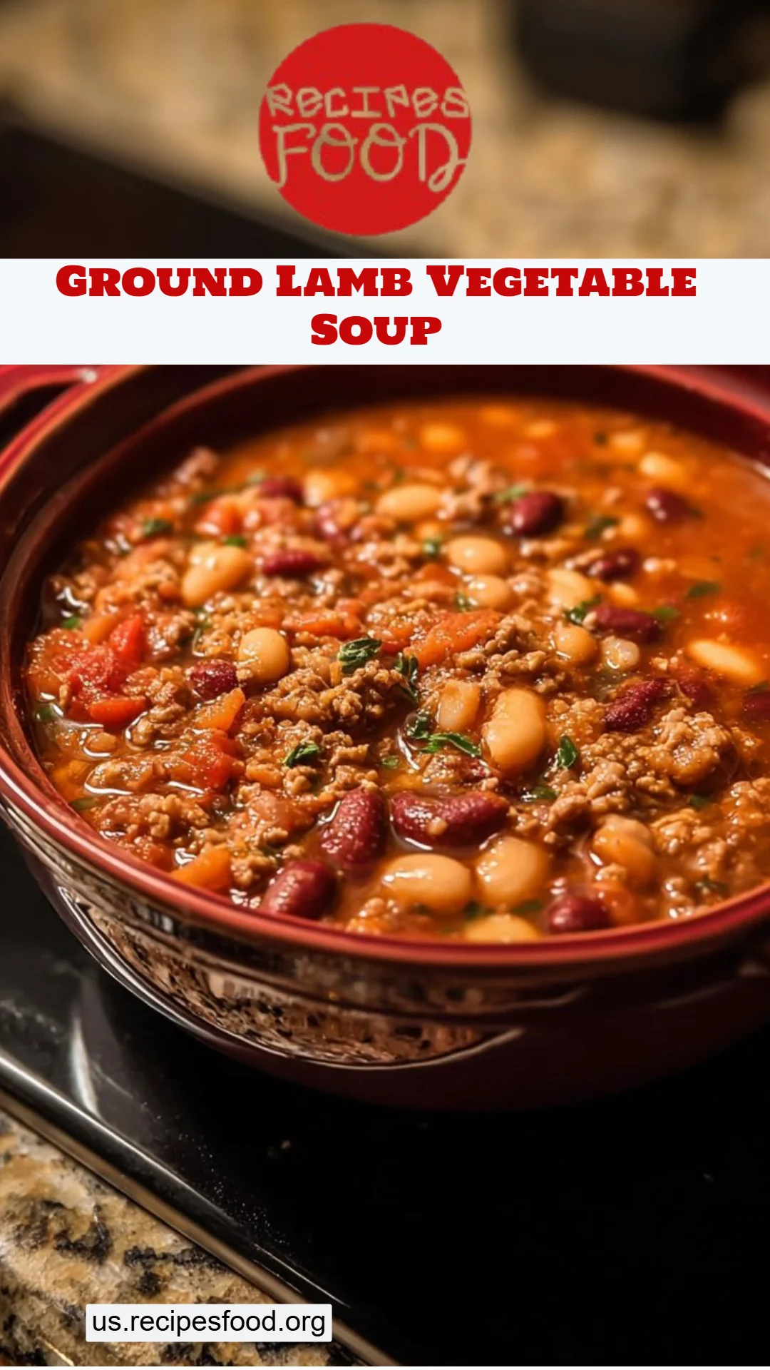Ground Lamb Vegetable Soup