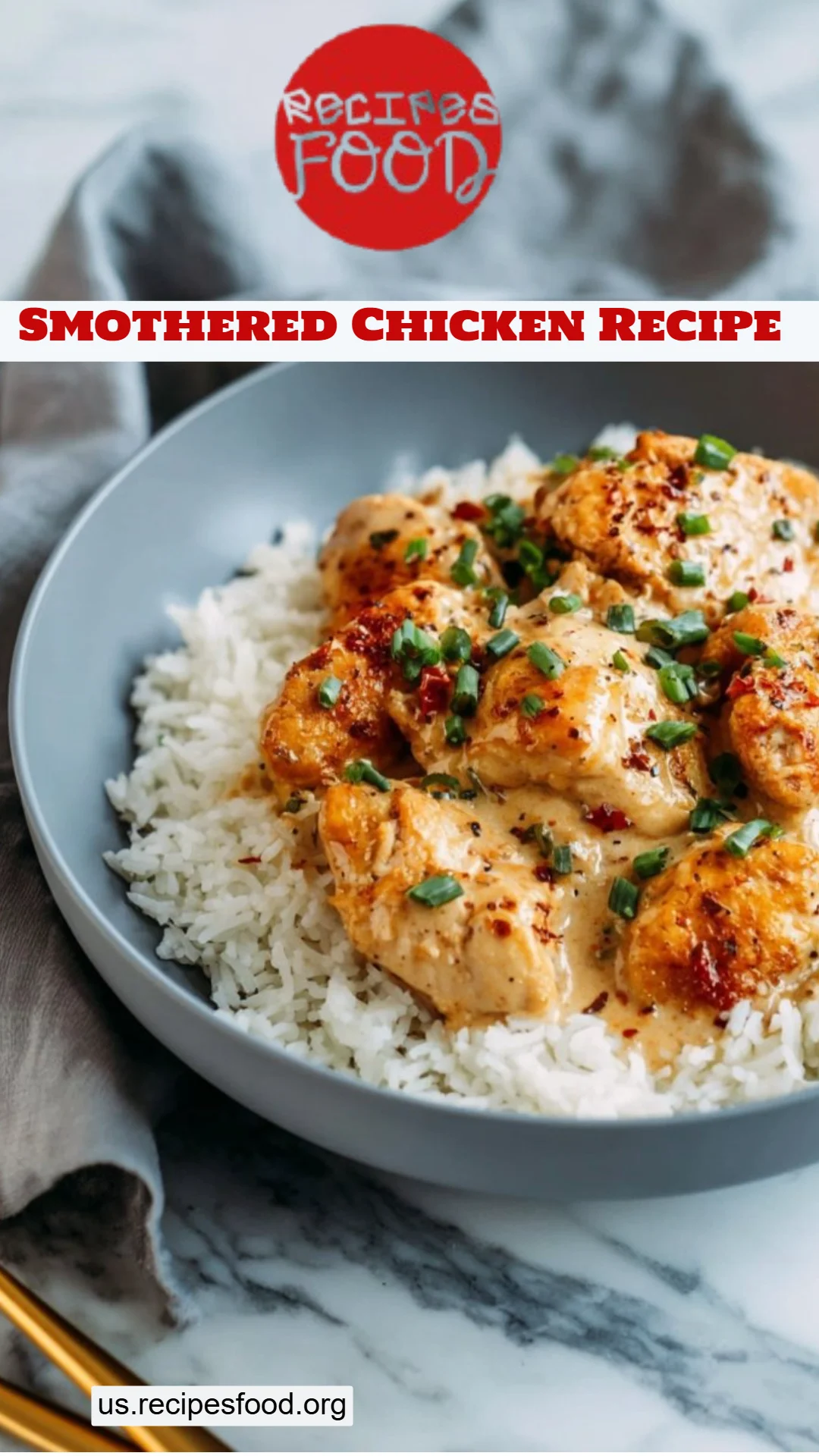 Smothered Chicken Recipe