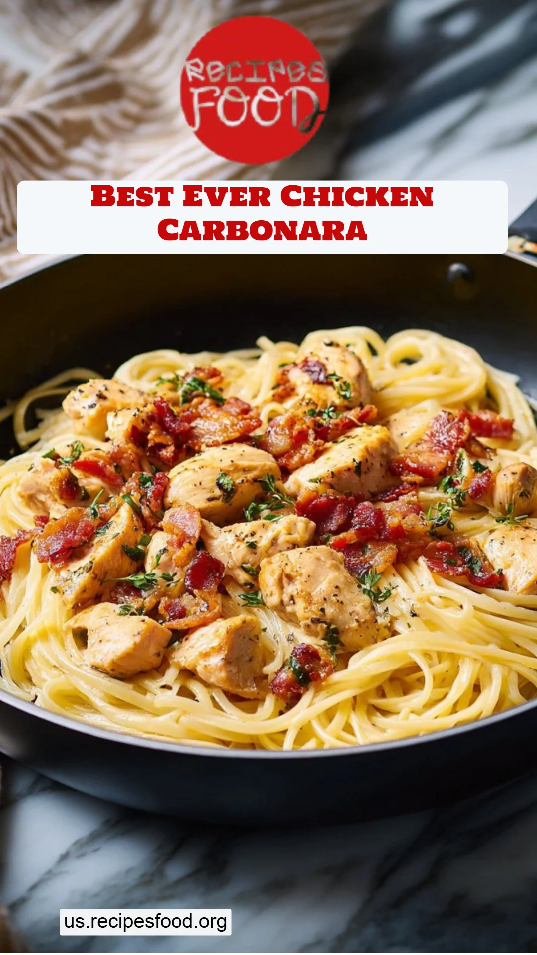 Best Ever Chicken Carbonara