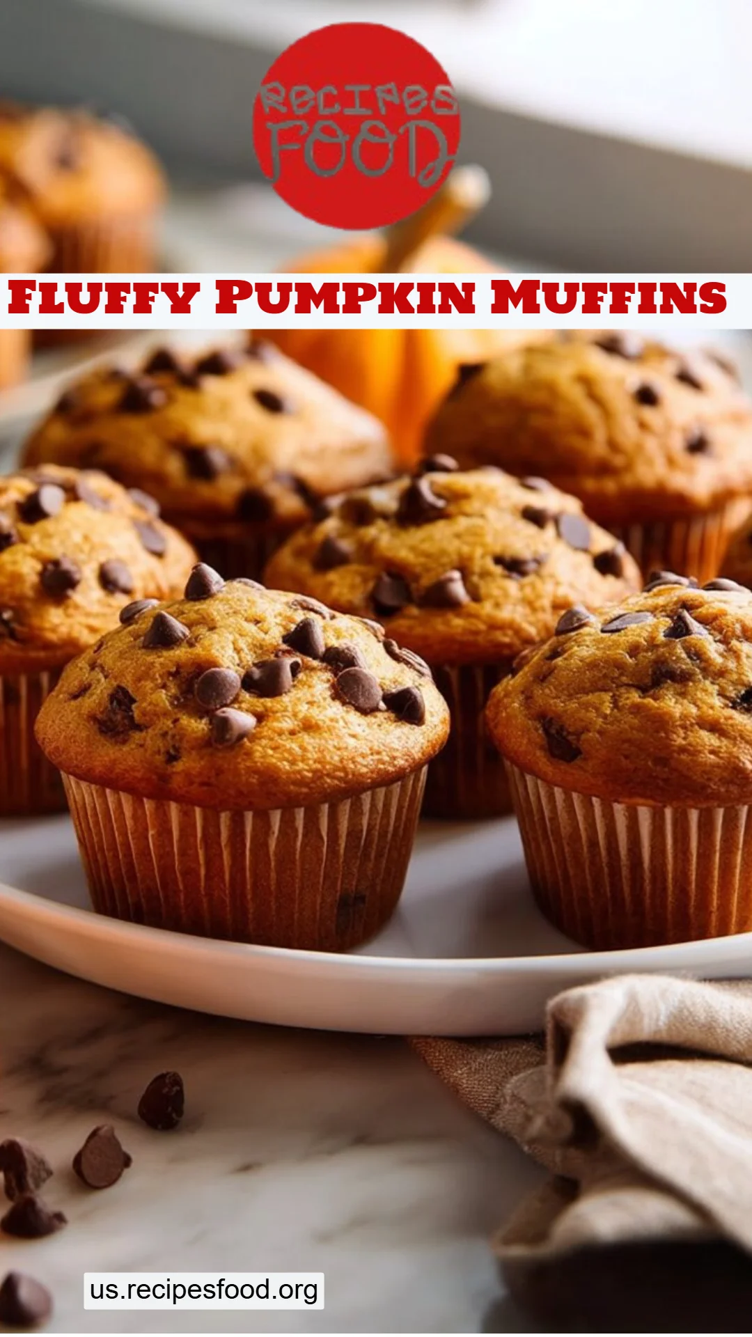 Fluffy Pumpkin Muffins
