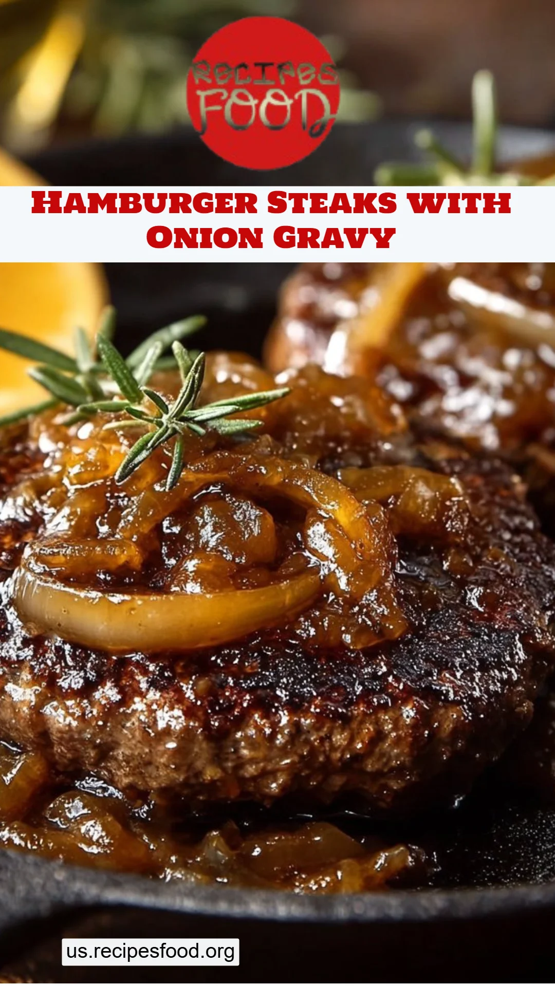 Hamburger Steaks with Onion Gravy