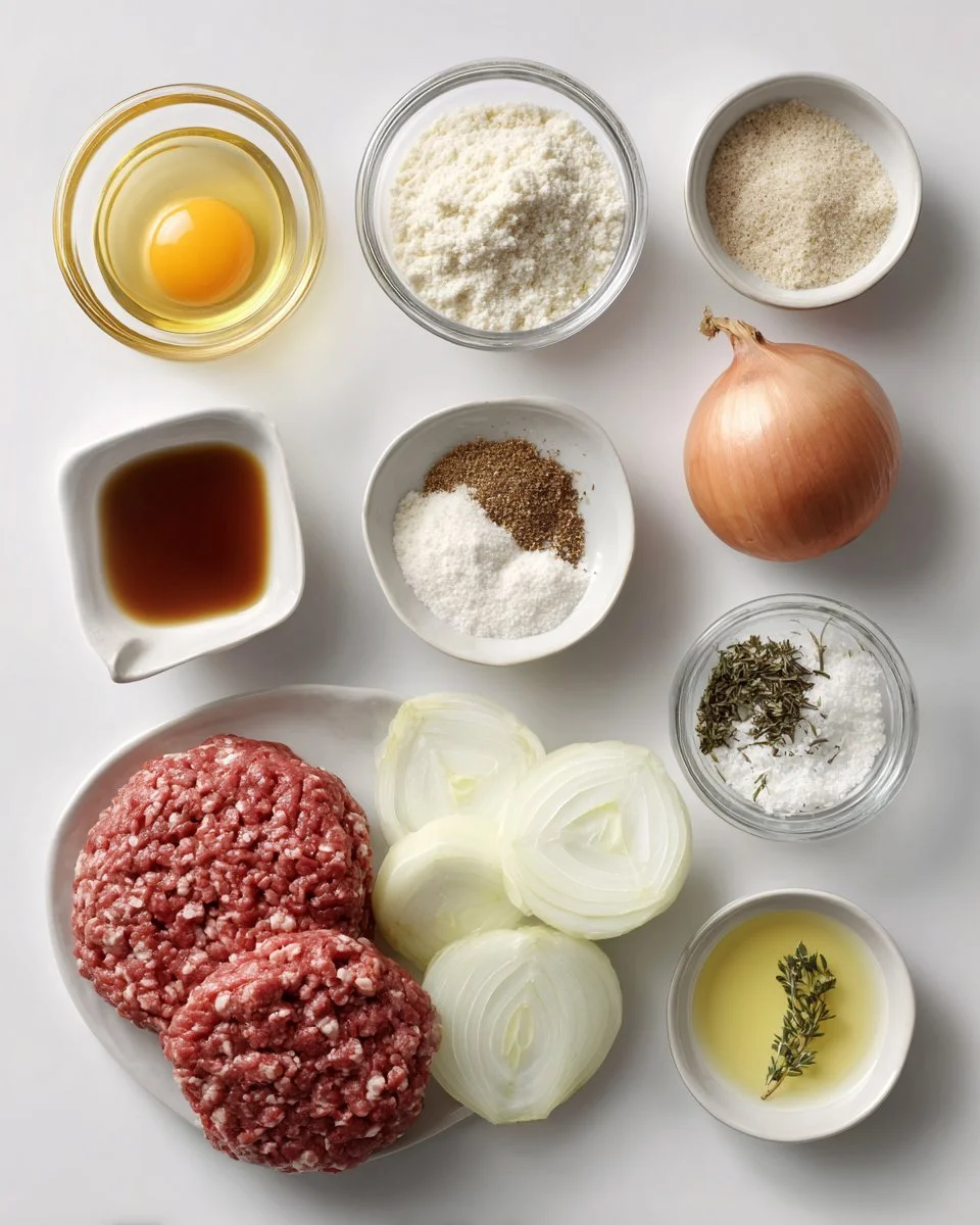 Hamburger Steaks with Onion Gravy