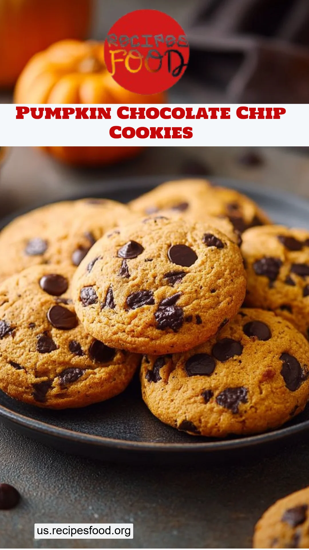 Pumpkin Chocolate Chip Cookies