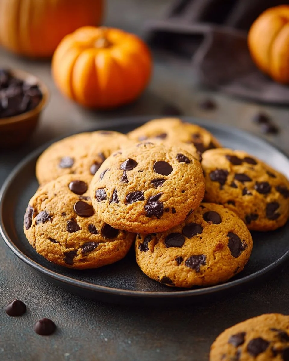 Pumpkin Chocolate Chip Cookies